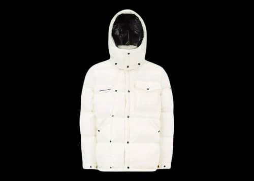 Moncler Hiroshi Fujiwara x Fragment Anthemium Short Down Jacket Silk White