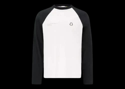 Moncler Hiroshi Fujiwara x Fragment Logo Long Sleeve T-Shirt Black