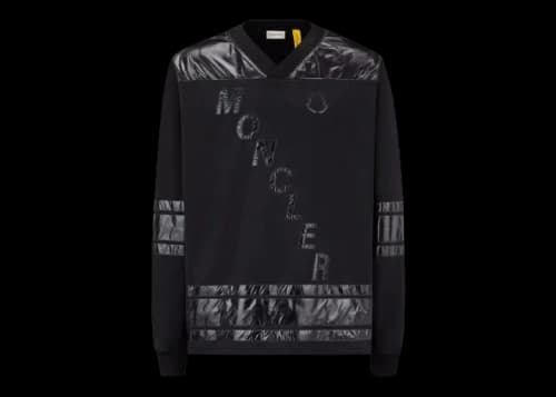 Moncler Hiroshi Fujiwara x Fragment Logo Hockey Shirt Black