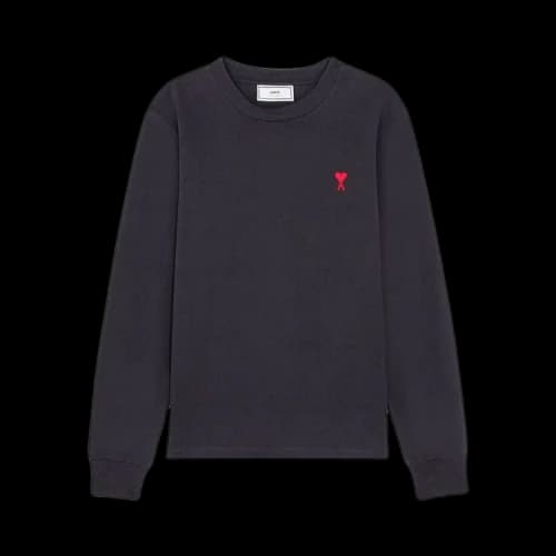 Ami Long-Sleeve T-Shirt 'Navy'