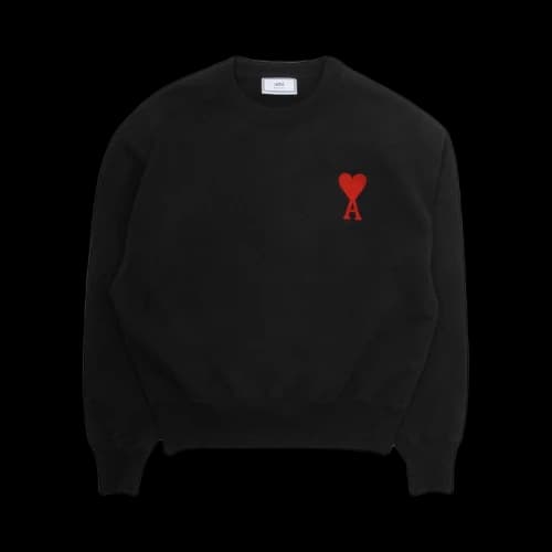 Ami Chain Stitch Sweatshirt 'Black'