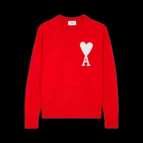 Ami Crew Sweater 'Red'