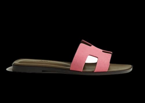 Hermes Oran Sandal Rose Du Desert Goatskin