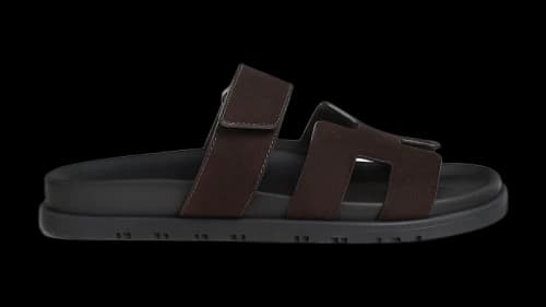 Hermes Chypre Sandal Marron Ébène Suede Goatskin (Women's)
