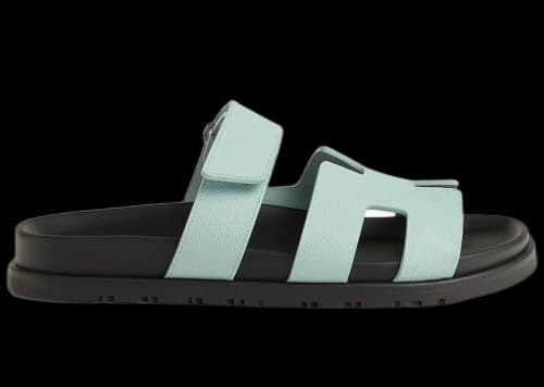 Hermes Chypre Sandal Bleu Cristaux Epsom Calfskin (Women's)
