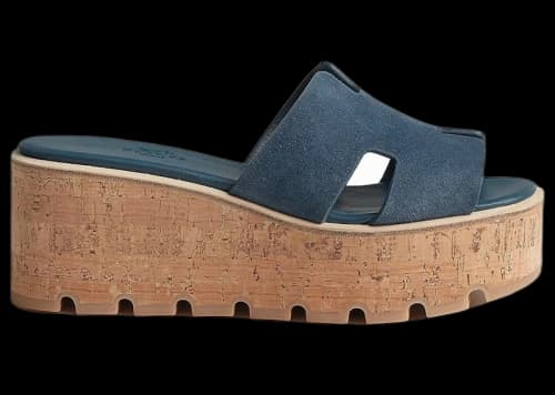 Hermes Eze 30 Sandal Bleu Celeste