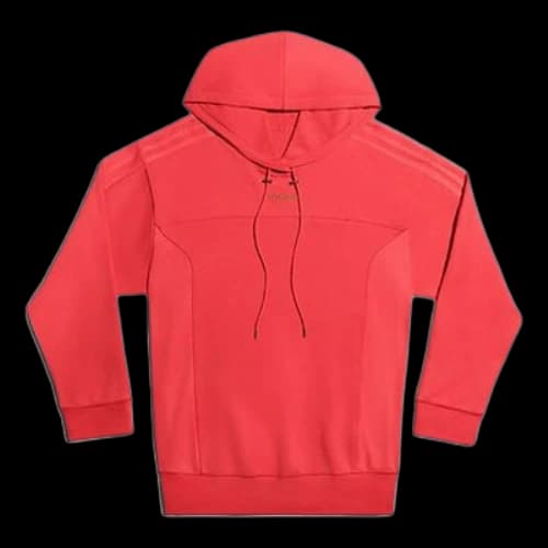 adidas originals x IVY PARK Crossover Solid Color Splicing Detail Hooded Sports Pink