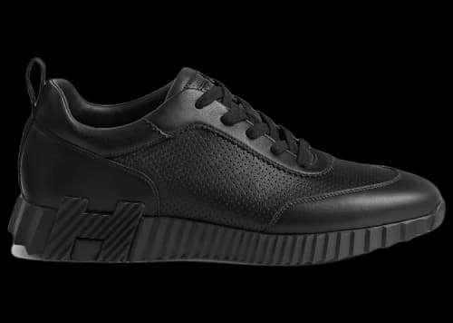Hermes Bouncing Sneaker Black Perforated