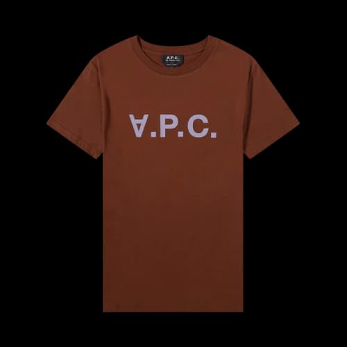A.P.C. Color H T-Shirt 'Chocolate'