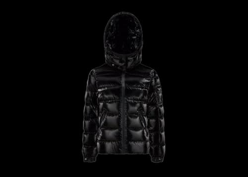 Moncler Girl's Bady Short Down 4-14 Years Jacket Black