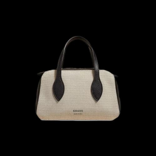 Khaite Maeve Small Crossbody 'Black/Natural'