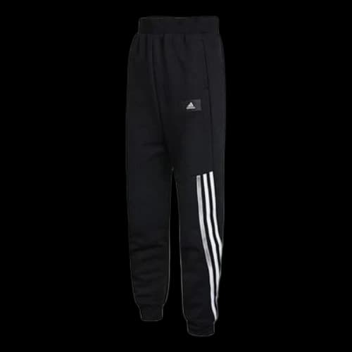 (GS) adidas Future Icons 3-Stripes Tapered-Leg Pants 'Black White'