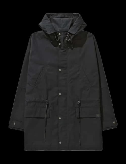 LOEWE Cotton Military Parka Black