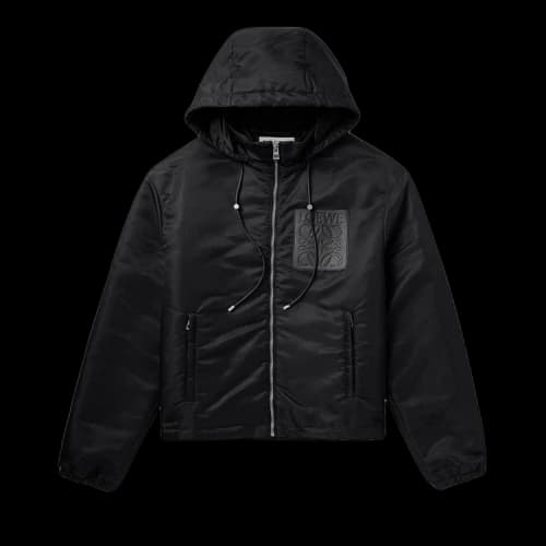 Loewe Hooded Padded Jacket 'Black'