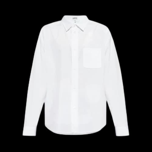 Loewe Anagram Embroidered Shirt 'White'