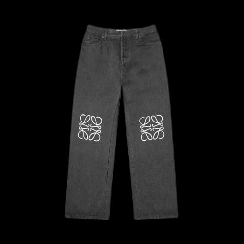 Loewe Anagram Baggy Jeans 'Black'
