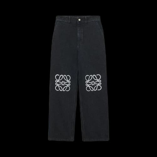 Loewe Anagram Baggy Jeans 'Black'