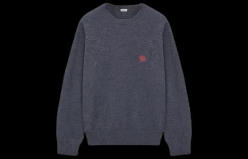 Loewe logo-embroidered wool jumper