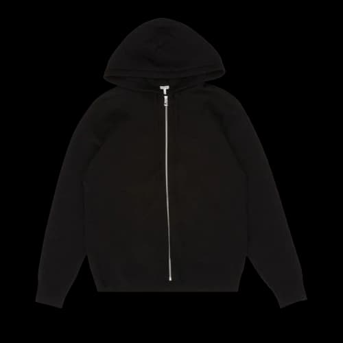 Loewe Anagram Zip-Up Hoodie 'Black'