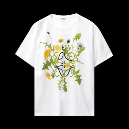 Loewe Anagram Flowers T-Shirt 'White'