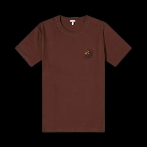 Loewe Regular Fit T-Shirt 'Chocolate Brown'