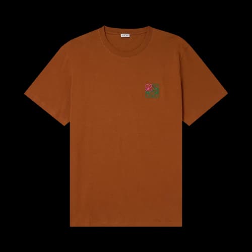 LOEWE Regular Fit Cotton T-Shirt Praline