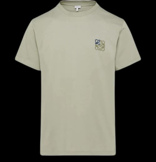 LOEWE Anagram Cotton T-Shirt Sage