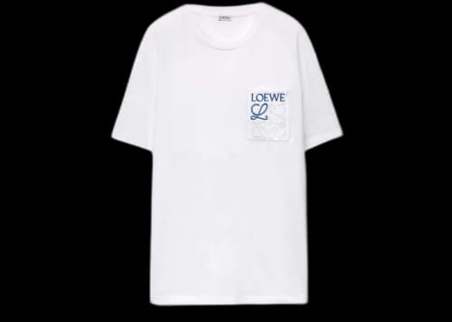 LOEWE Relaxed Fit T-shirt In Cotton White