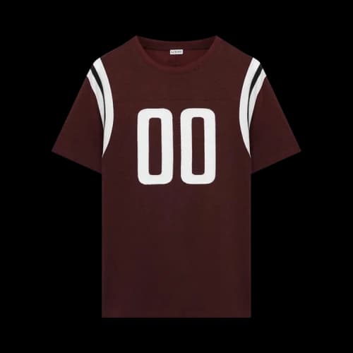 Loewe Regular Fit T-Shirt 'Burgundy'