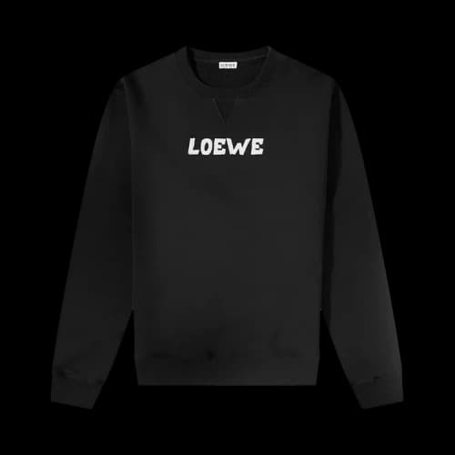 Loewe Embroidered Sweatshirt 'Black'