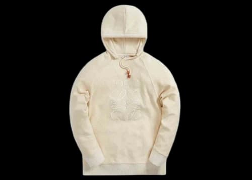 LOEWE Reverse Anagram Hoodie Ecru