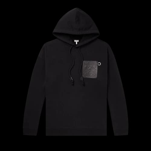 Loewe Relaxed Fit Hoodie 'Black'