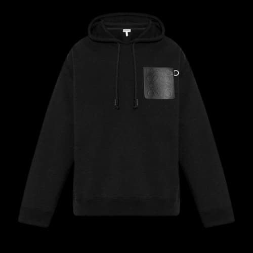 Loewe Relaxed Fit Hoodie 'Black'