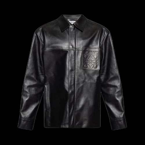 Loewe Debossed Pocket Overshirt 'Black'