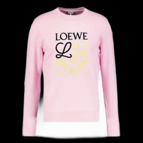 LOEWE Anagram Embroidered Sports Long Sleeves Pink Red