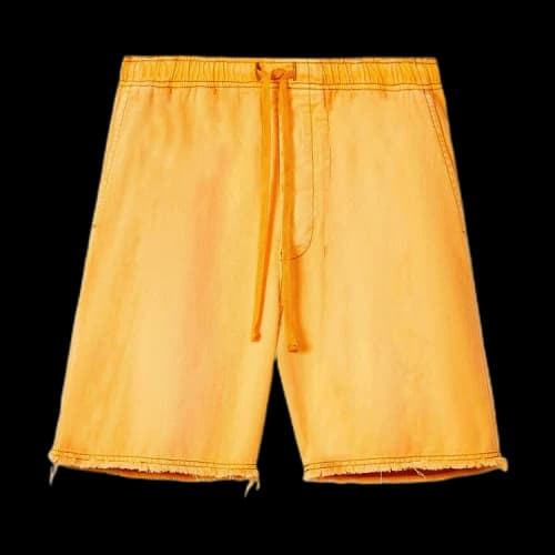 Loewe Drawstring Denim Shorts 'Mandarin'