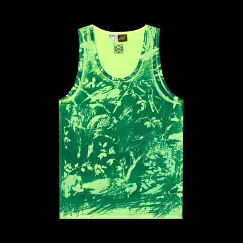 Loewe Paula's Ibiza Loose Fit T-Shirt 'Green/Multicolor'
