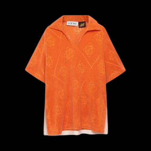 Loewe Anagram Jacquard Polo 'Orange'