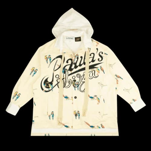 Loewe Paula Parrot Print Parka Top 'White'