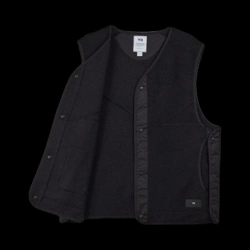 Y-3 Fleece Vest 'Black'