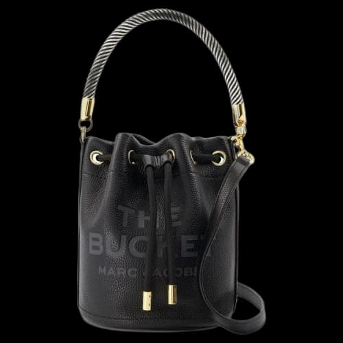 Marc Jacobs The Leather Bucket Bag Black