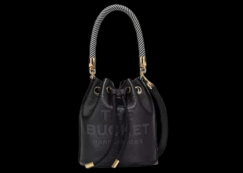 Marc Jacobs The Leather Bucket Bag Black