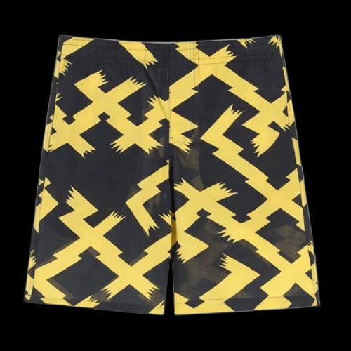 LOEWE Allover Print Shorts Black/Yellow