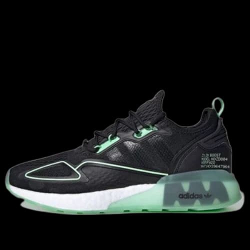 adidas originals ZX 2K Boost 'Black Green White'