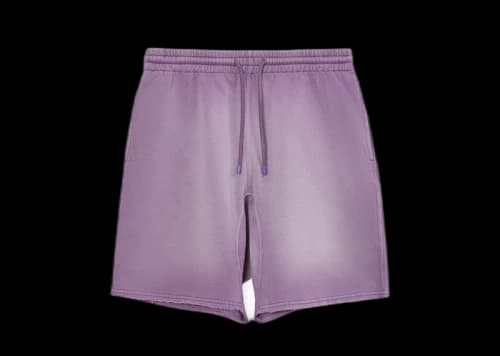 LOEWE Washed Drawstring Cotton Shorts Bouganville