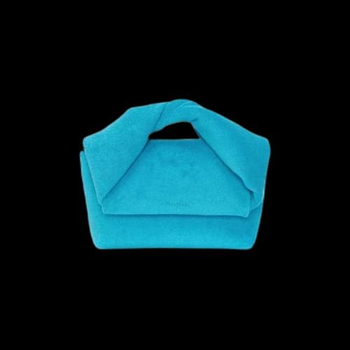 JW Anderson Mini Twister Terry Towel Top Handle Bag 'Turquoise'