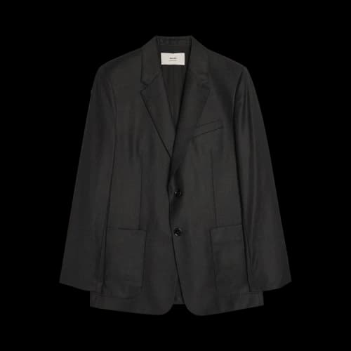 Ami Two Buttons Jacket 'Heather Grey'