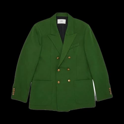 Ami Double Breasted Jacket 'Evergreen'