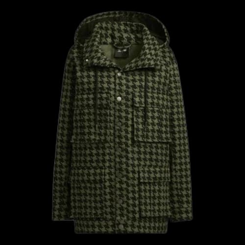 adidas originals x IVY PARK Crossover Plaid Hooded Jacket Green