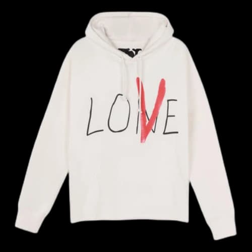 VLONE LOVE Printing Back Large Logo White Red